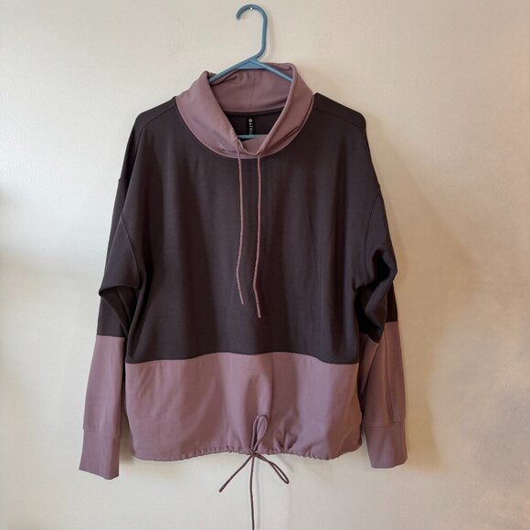 Athleta Hermosa Mock Neck Sweatshirt Pullover - Picture 1 of 10